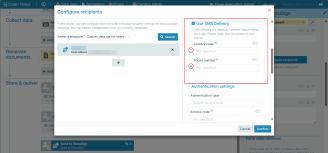 Provide recipients number along with the country code