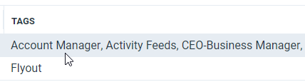 account tags