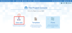 Open Data sets List view