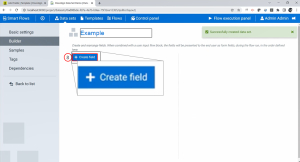 Open Create field wizard 